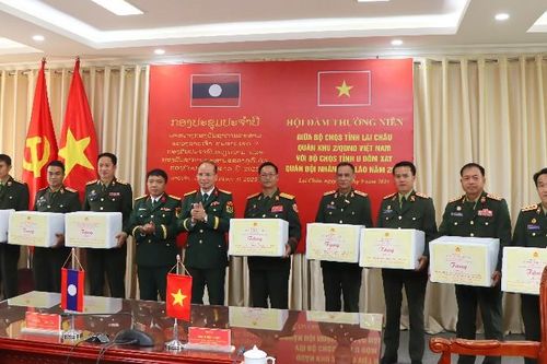 Hội đàm thường niên giữa Bộ Chỉ huy Quân sự tỉnh Lai Châu với Bộ Chỉ huy Quân sự tỉnh U Đôm Xay (Lào) năm 2025