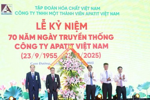 Công ty TNHH Một thành viên Apatit Việt Nam kỷ niệm 70 năm Ngày truyền thống