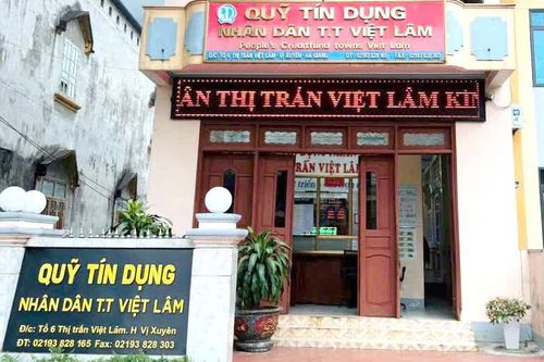 Thông báo về việc thay đổi địa chỉ trụ sở (không thay đổi địa điểm) của Quỹ tín dụng Nhân dân thị trấn Việt Lâm
