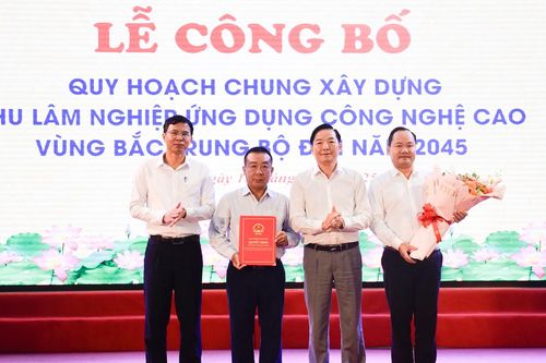 Nghệ An công bố quy hoạch Khu lâm nghiệp ứng dụng công nghệ cao vùng Bắc Trung Bộ