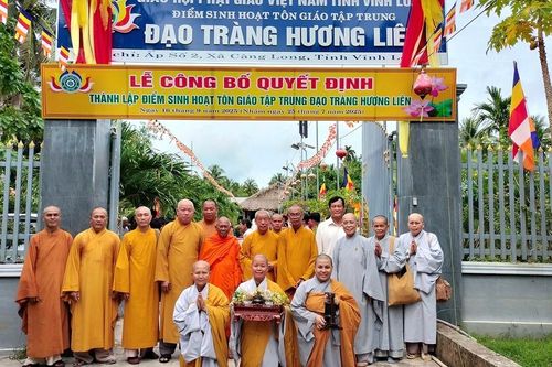 Vĩnh Long: Thành lập điểm sinh hoạt tôn giáo tập trung Hương Liên