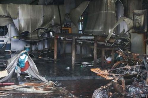 Cận cảnh hiện trường vụ cháy nhà xưởng trên đất nông nghiệp khiến 4 người tử vong ở Hà Nội