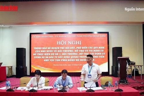 Hà Nội khởi động giải phóng mặt bằng dự án quảng trường - công viên hồ Hoàn Kiếm