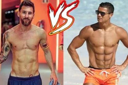 Chiêm ngưỡng thân hình 6 múi của Messi và Ronaldo