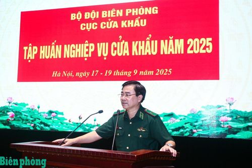 Tập huấn nghiệp vụ cửa khẩu năm 2025