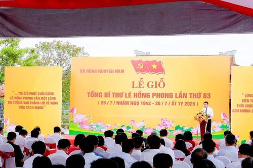 Trang trọng Lễ giỗ lần thứ 83 của Tổng Bí thư Lê Hồng Phong