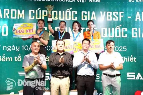 Nữ cơ thủ Lê Thị Ngọc Mai giành huy chương đồng 3 băng nữ cúp quốc gia