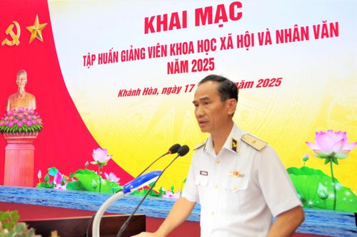 Học viện Hải quân tập huấn giảng viên khoa học xã hội và nhân văn