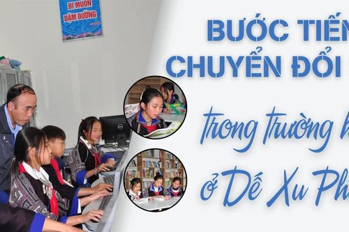 Bước tiến chuyển đổi số trong trường học ở Dế Xu Phình