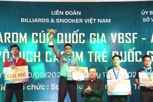 Cơ thủ Trần Thanh Lực đoạt Cúp vô địch Quốc gia VBSF-APLUS 2025
