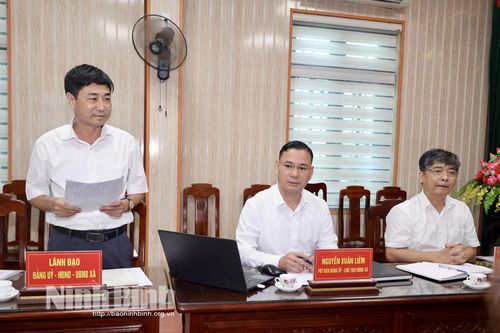 Thường trực HĐND tỉnh làm việc với xã Nghĩa Sơn