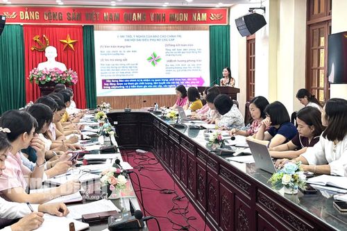 Tập huấn công tác chuẩn bị đại hội đại biểu phụ nữ nhiệm kỳ 2025-2030