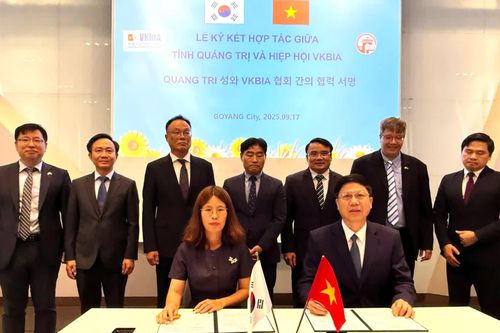 Quảng Trị ký kết biên bản ghi nhớ với Hiệp hội Doanh nhân và Đầu tư Việt Nam-Hàn Quốc