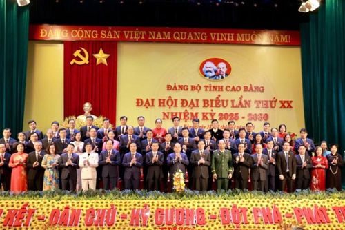 Danh sách Bí thư, Phó Bí thư, Ban Thường vụ, BCH Đảng bộ, UBKT Tỉnh ủy, Chủ nhiệm UBKT Tỉnh ủy Cao Bằng khóa XX, nhiệm kỳ 2025 - 2030