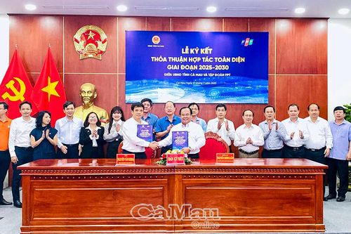 Cà Mau và Tập đoàn FPT ký kết thỏa thuận hợp tác toàn diện