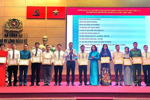 Phường Ba Đình phấn đấu hoàn thành toàn diện các chỉ tiêu, nhiệm vụ năm 2025