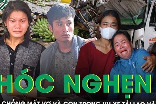 Thương tâm: Người chồng mất cả vợ và con chưa chào đời trong vụ xe tải lao vào chợ