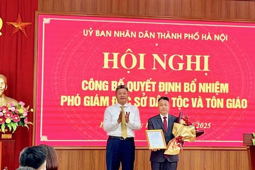 Sở Dân tộc và Tôn giáo Hà Nội có thêm 1 Phó Giám đốc