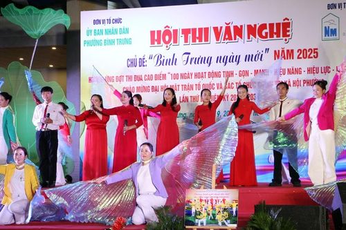 Hơn 100 tiết mục tham gia Hội thi văn nghệ 'Bình Trưng ngày mới' 2025