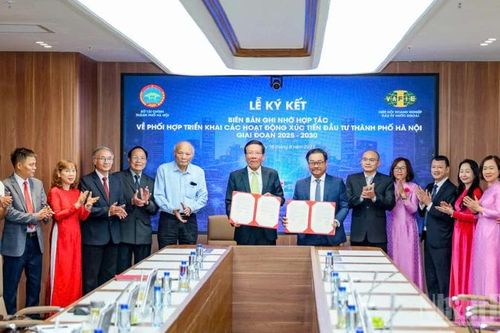 Hà Nội và Hiệp hội Doanh nghiệp đầu tư nước ngoài ký kết hợp tác xúc tiến đầu tư giai đoạn 2025-2030