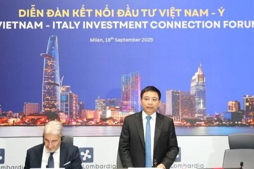 Việt Nam-Italia mở rộng hợp tác đầu tư, thương mại và tài chính xanh