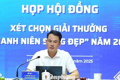Xét chọn gương tiêu biểu trao Giải thưởng 'Thanh niên sống đẹp' năm 2025