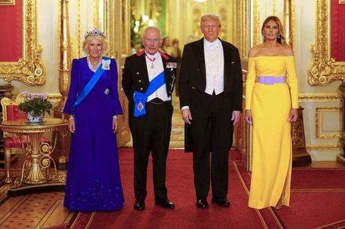 Vua Charles III và ông Trump phát biểu tại bữa tiệc tối xa hoa
