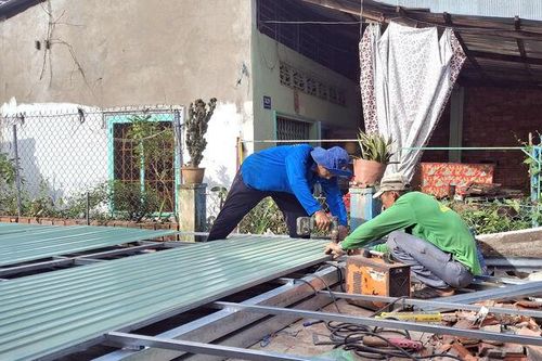 Phú Tân xây dựng 10 căn nhà Đại đoàn kết chào mừng Đại hội Mặt trận Tổ quốc Việt Nam xã
