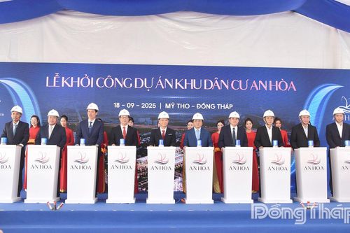 Đồng Tháp: Khởi công Dự án Khu dân cư An Hòa với tổng mức đầu tư hơn 2.172 tỷ đồng