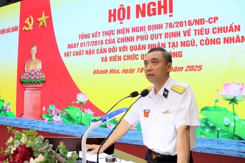 Học viện Hải quân tổng kết thực hiện Nghị định số 76 của Chính phủ