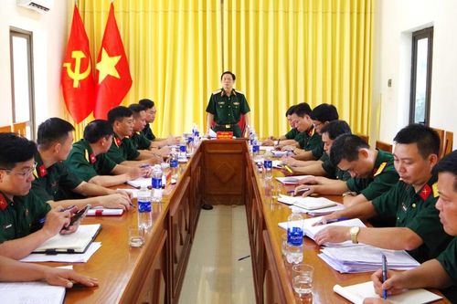 Hội đồng Phối hợp phổ biến giáo dục pháp luật Quân khu kiểm tra, khảo sát tại Bộ CHQS tỉnh Lào Cai
