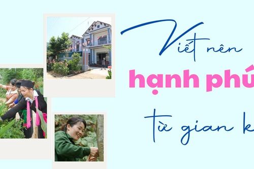 Viết nên hạnh phúc từ gian khó