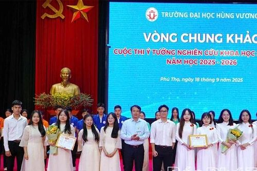 Chung khảo Cuộc thi 'Ý tưởng nghiên cứu khoa học sinh viên' năm học 2025- 2026