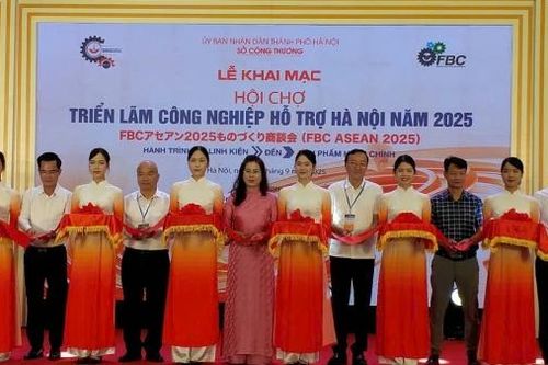 Khai mạc Hội chợ Triển lãm Công nghiệp hỗ trợ Hà Nội năm 2025