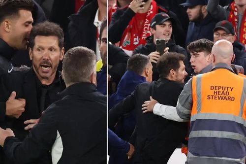 Diego Simeone 'hoàn toàn mất kiểm soát' ở trận thua Liverpool