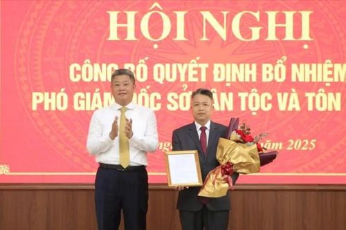 Sở Dân tộc và Tôn giáo Hà Nội có tân Phó Giám đốc