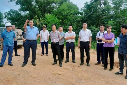 Kiểm tra tiến độ thi công các dự án tại 2 phường Thục Phán và Tân Giang