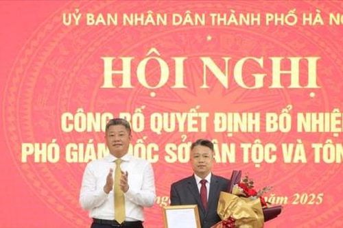 Đồng chí Phan Vũ là tân Phó Giám đốc Sở Dân tộc và Tôn giáo TP Hà Nội