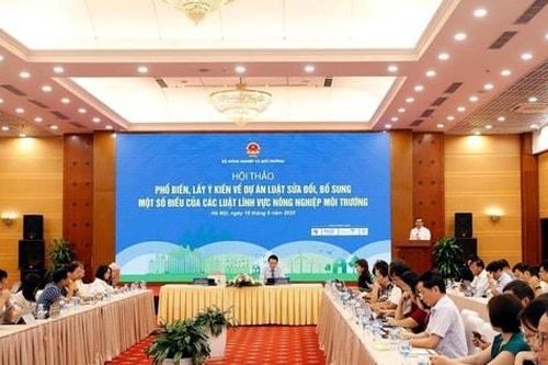 Góp ý dự thảo sửa đổi các luật liên quan đến lĩnh vực nông nghiệp và môi trường