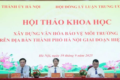 Xây dựng văn hóa bảo vệ môi trường trên địa bàn Thủ đô giai đoạn hiện nay