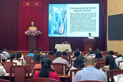 Thúc đẩy văn hóa, văn nghệ, góp phần xây dựng cuộc sống nhân văn