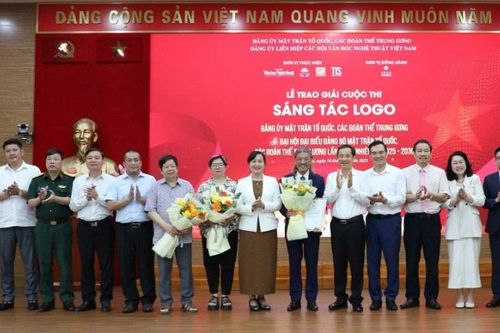 Trao giải Cuộc thi sáng tác Logo Đảng bộ Mặt trận Tổ quốc, các đoàn thể Trung ương