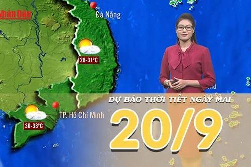 Dự báo thời tiết đêm nay và ngày mai 20/9/2025: Bão số 8 suy yếu
