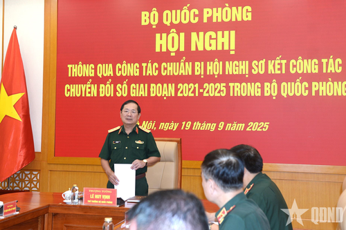 Thượng tướng Lê Huy Vịnh: Hội nghị sơ kết chuyển đổi số đặc biệt có ý nghĩa