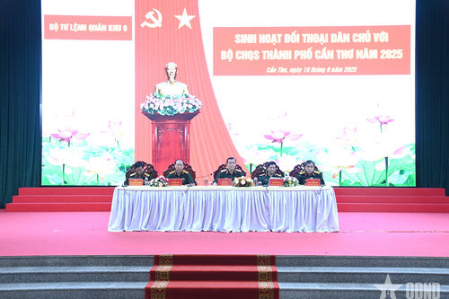 Quân khu 9: Dân chủ được thực hiện thực chất