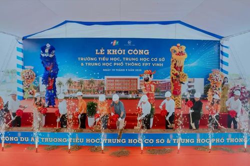 Khởi công trường liên cấp FPT tại Nghệ An