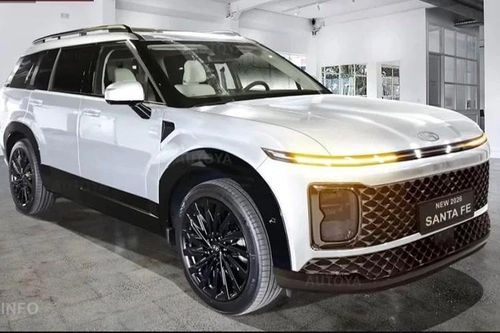 'Tóm gọn' Hyundai SantaFe 2027 chạy thử, thay đổi mạnh thiết kế và hộp số