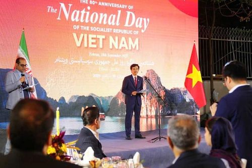 Đại sứ quán Việt Nam tại Iran long trọng kỷ niệm 80 năm Quốc khánh 2/9