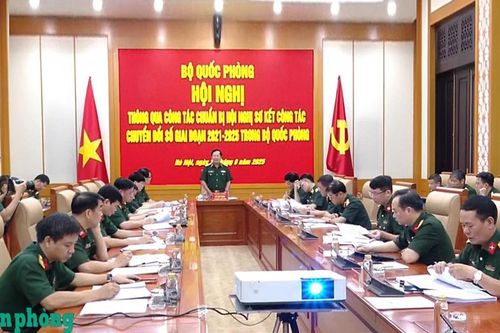 Chuẩn bị sơ kết công tác chuyển đổi số trong Bộ Quốc phòng