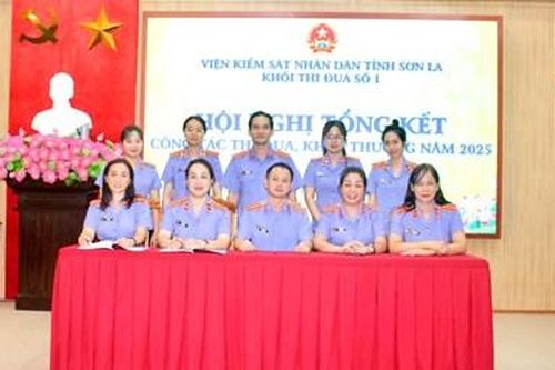 Khối thi đua số 1, VKSND tỉnh Sơn La tổng kết công tác thi đua, khen thưởng